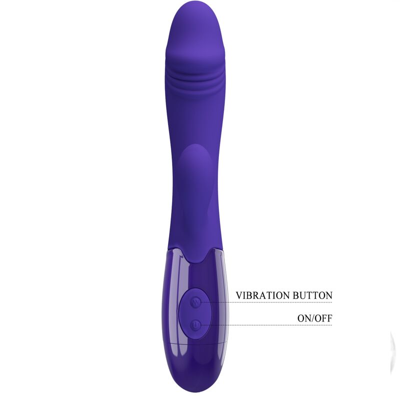 PRETTY LOVE - VIBRATEUR SNAPPY YOUTH & STIMULATEUR DE POINT G VIOLET