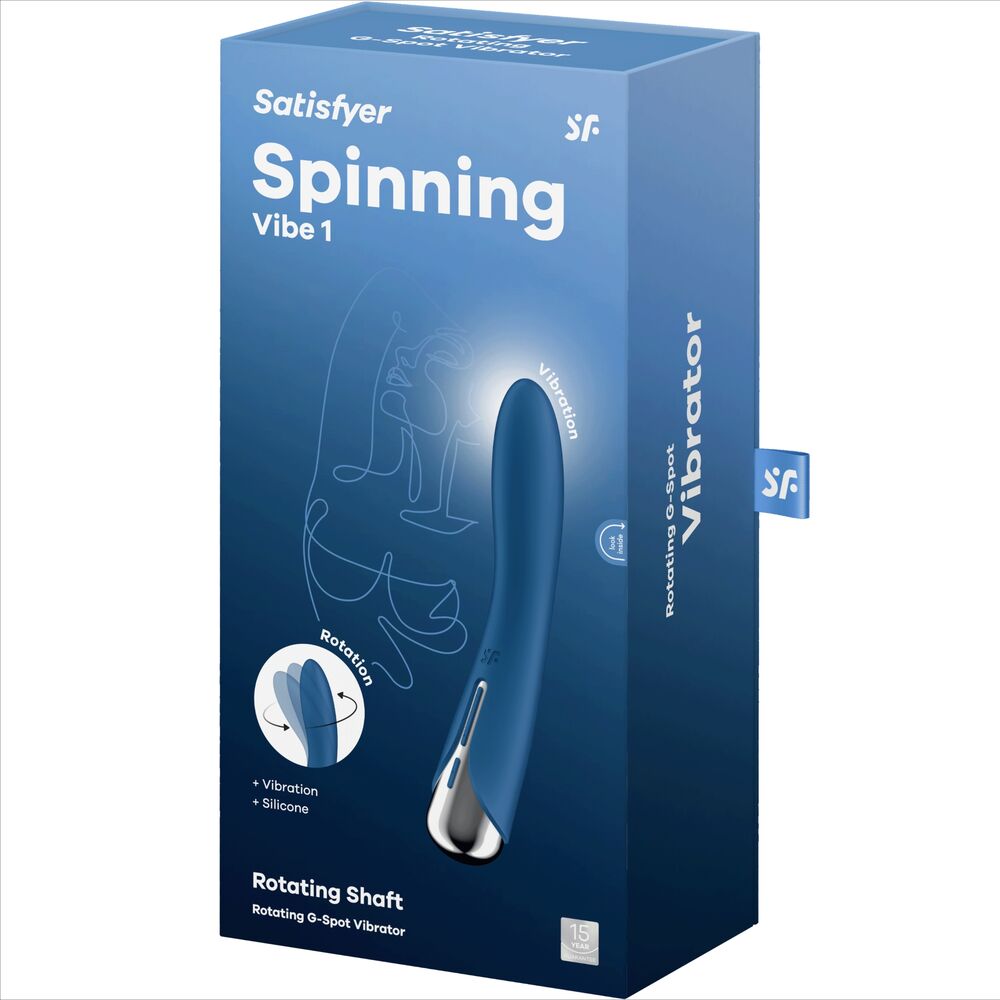 SATISFYER - SPINNING VIBE 1 VIBRATEUR ROTATEUR G-SPOT ROUGE