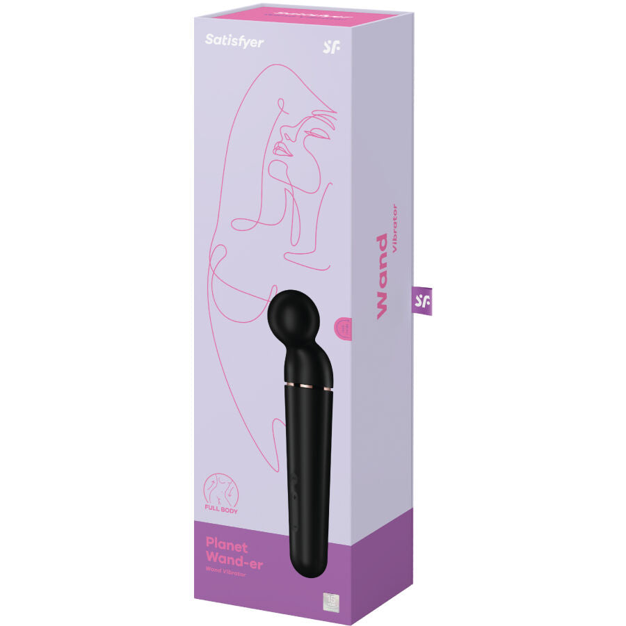 SATISFYER - PLANET WAND-ER VIBRATEUR MASSAGER BERRY