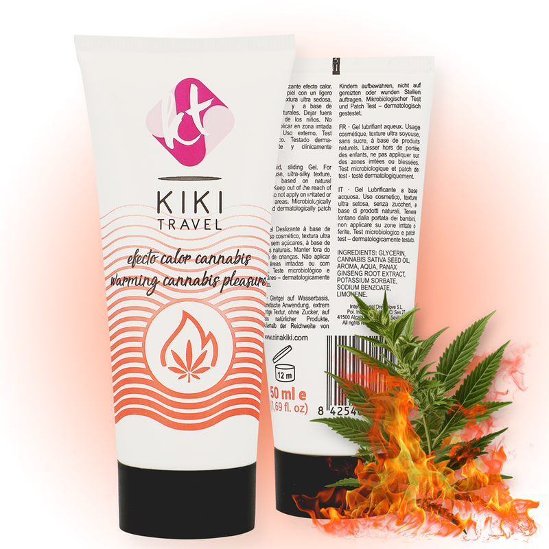 KIKÍ TRAVEL - CANNABIS LUBRIFIANT EFFET CHAUD 50 ML