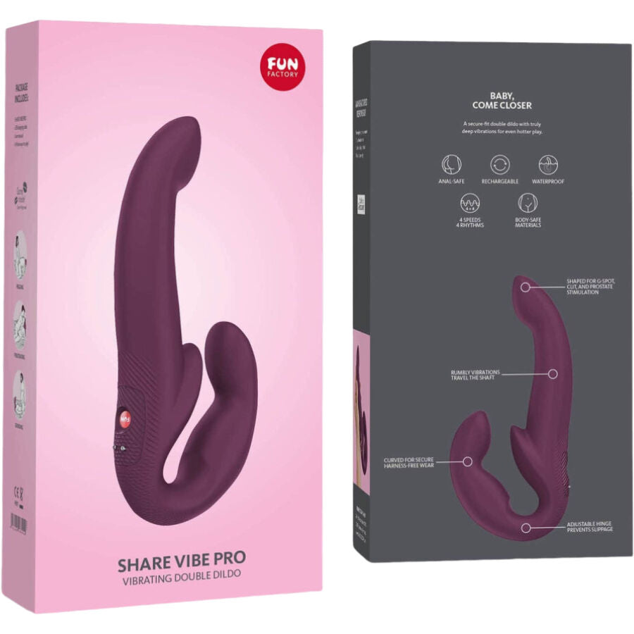 FUN FACTORY - SHARE VIBE PRO DOUBLE VIBRATEUR VIOLETTE