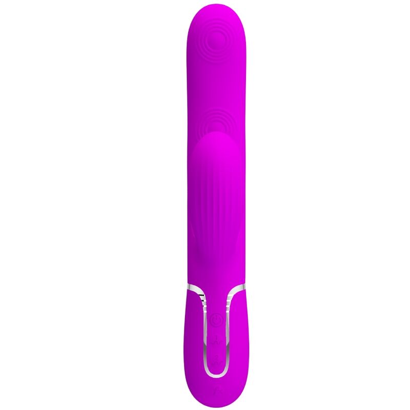 PRETTY LOVE - VIBRATEUR POINT G MULTIFONCTION 3 EN 1 PERLITA VIOLET