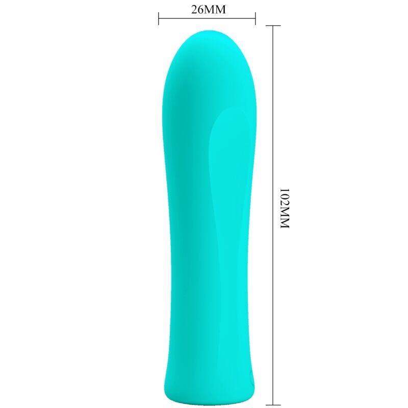 PRETTY LOVE - VIBRATEUR SUPER PUISSANT ALFREDA VERT AQUA