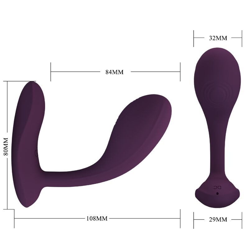 PRETTY LOVE - APPLICATION LILA RECHARGEABLE BAIRD G-SPOT 12 VIBRATIONS