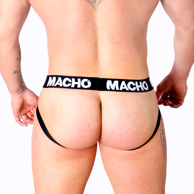 MACHO - MX25NC JOCK CUIR NOIR S