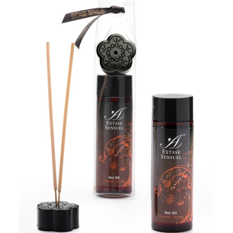 EXTASE SENSUAL - HUILE STIMULANTE CHOCOLAT ET ORANGE 100 ML