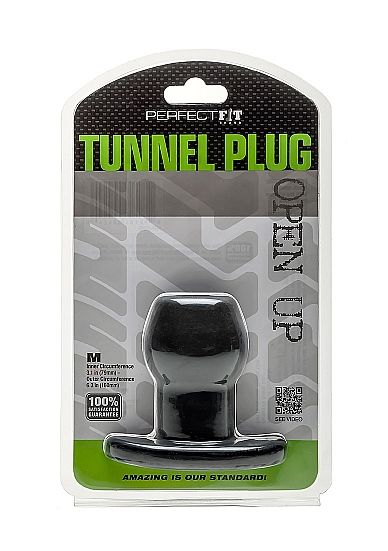 PERFECT FIT BRAND - ASS TUNNEL PLUG SILICONE NOIR M