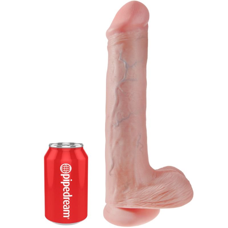 KING COCK - GODE AVEC COUILLES 33 CM - CHAIR