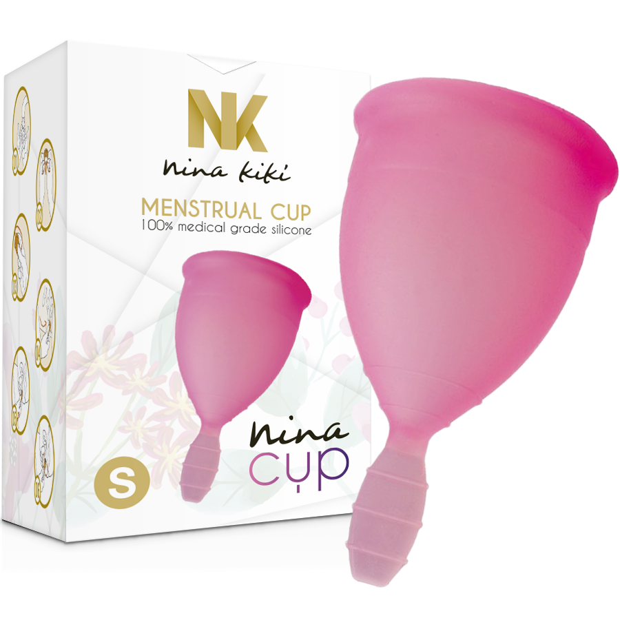 NINA KIKÍ - COUPE MENSTRUELLE ROSE TAILLE S