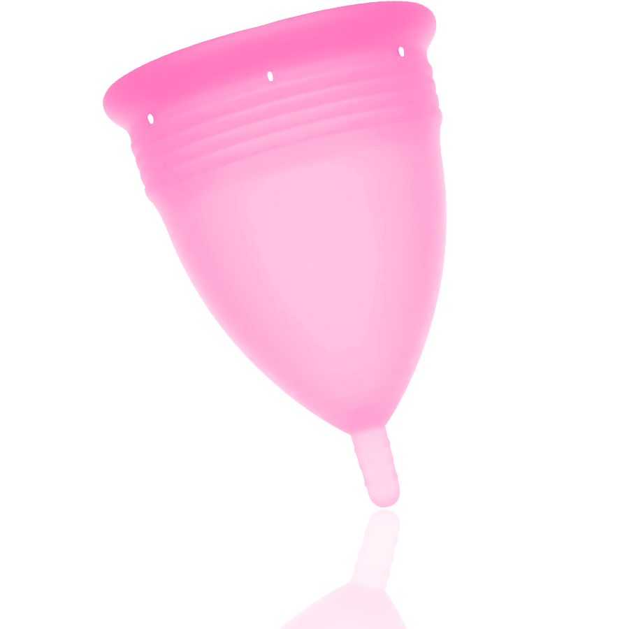 STERCUP - COUPE MENSTRUELLE EN SILICONE FDA TAILLE S ROSE