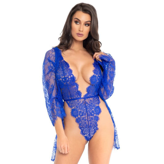 LEG AVENUE - TEDDY ET ROBE BLEU S