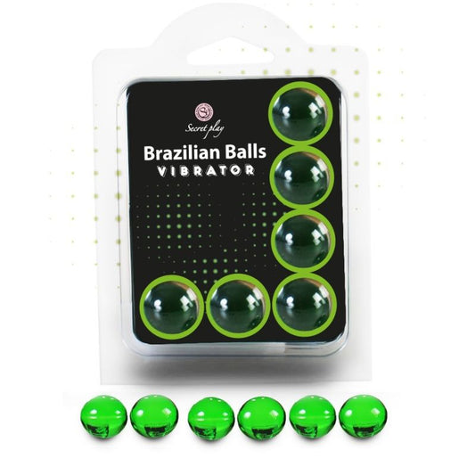 SECRETPLAY - SET 6 BOULES BRÉSILIENNES VIBRATEUR