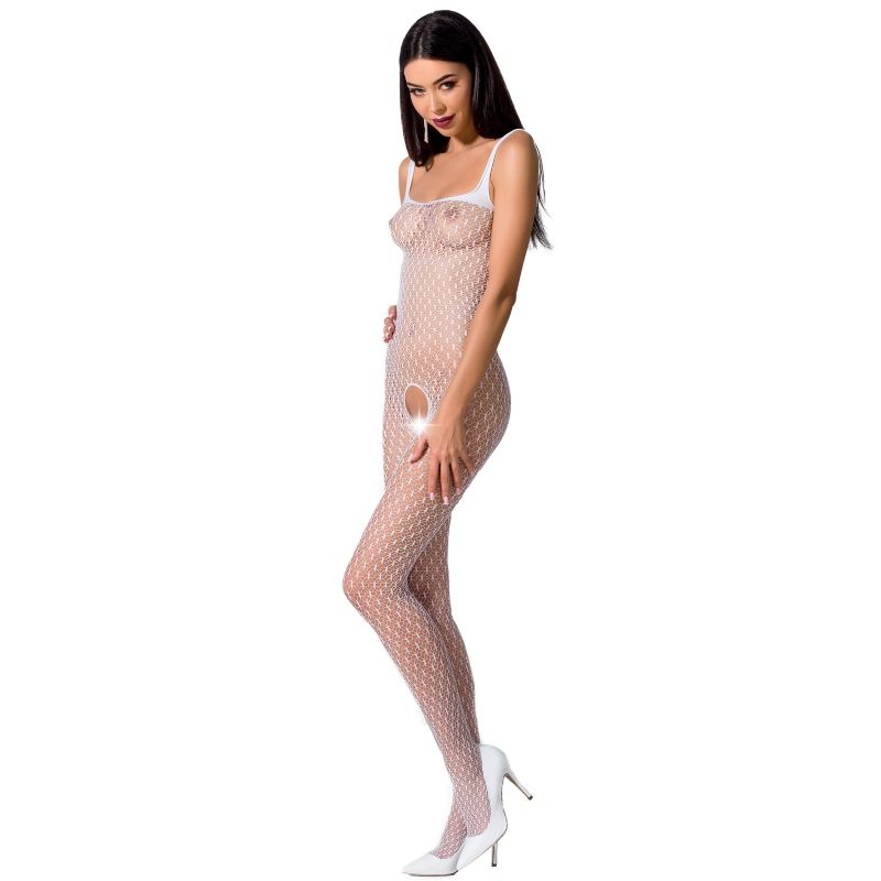 PASSION - FEMME BS071 BODYSTOCKING NOIR TAILLE UNIQUE