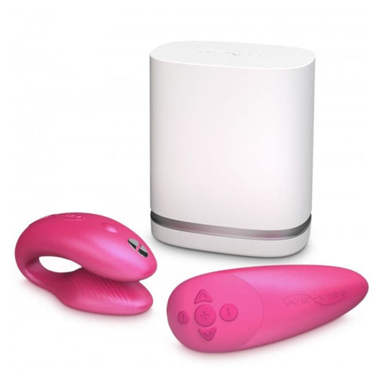 WE-VIBE - VIBRATEUR CHORUS POUR COUPLES AVEC COMMANDE DE SQUEEZE ROSE