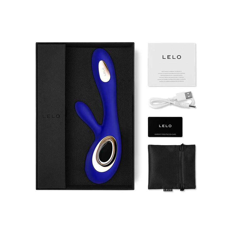 LELO - SORAYA WAVE VIBRATEUR RABBIT BLEU NUIT