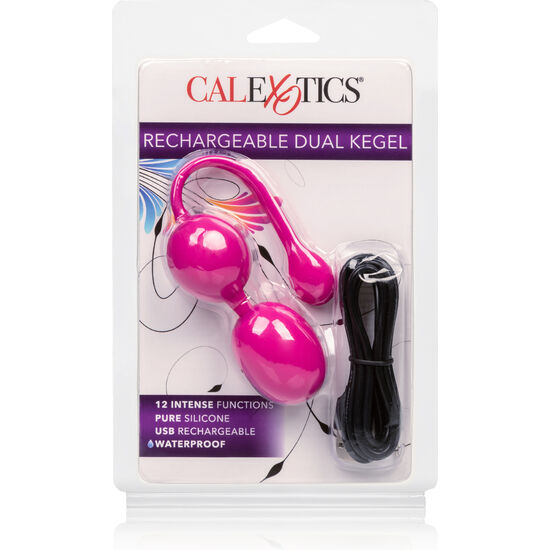 CALEXOTICS - RECHARGEABLE DOUBLE KEGEL ROSE