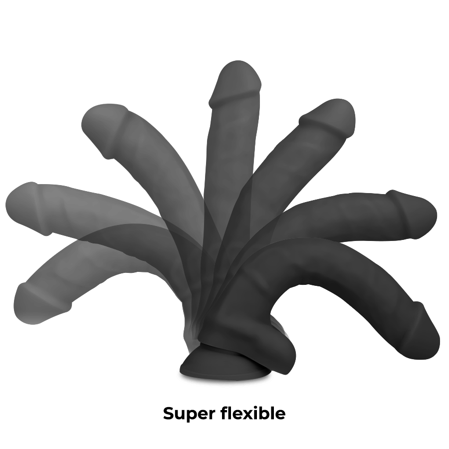 COCK MILLER - SILICONE DENSITÉ COCKSIL ARTICULABLE NOIR 13 CM