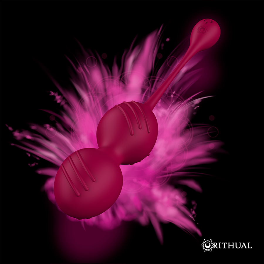 RITHUAL - BALLES DE KEGEL VIBRANTES RECHARGEABLES NISHA ORCHIDÉE