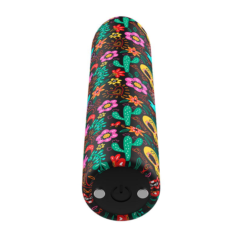 CUSTOM BULLETS - BULLETS PERSONNALISÉS RECHARGEABLE FLORAL 10 INTENSITIES