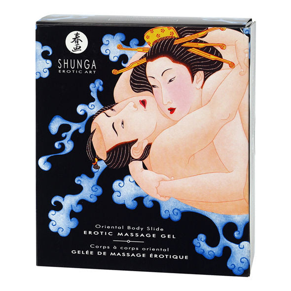 SHUNGA - GEL DE MASSAGE ÉROTIQUE ORIENTAL CORPS À CORPS AUX FRUITS EXOTIQUES