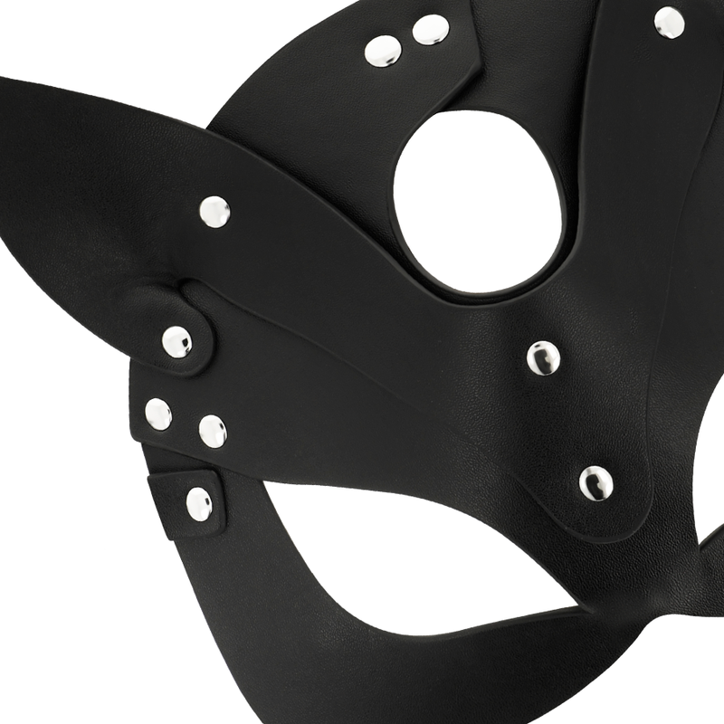 COQUETTE CHIC DESIRE - MASQUE EN CUIR VEGAN AVEC OREILLES DE CHAT