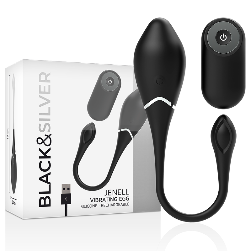 BLACK&SILVER - UF VIBRANT RECHARGEABLE JENELL