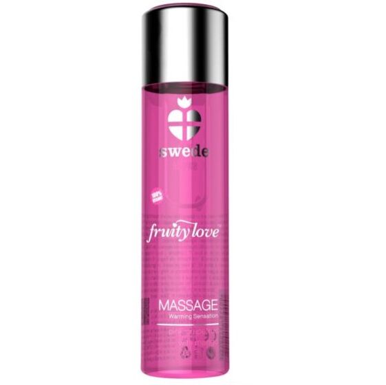 SWEDE - FRUITY LOVE EFFET CHAUFFANT HUILE DE MASSAGE PAMPLEMOUSSE ROSE À LA MANGUE 60 ML