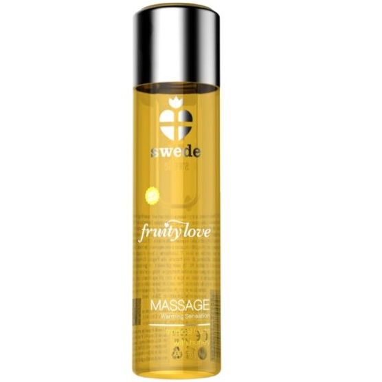 SWEDE - FRUITY LOVE EFFET RÉCHAUFFANT HUILE DE MASSAGE FRUITÉ TROPICALE AU MIEL 60 ML