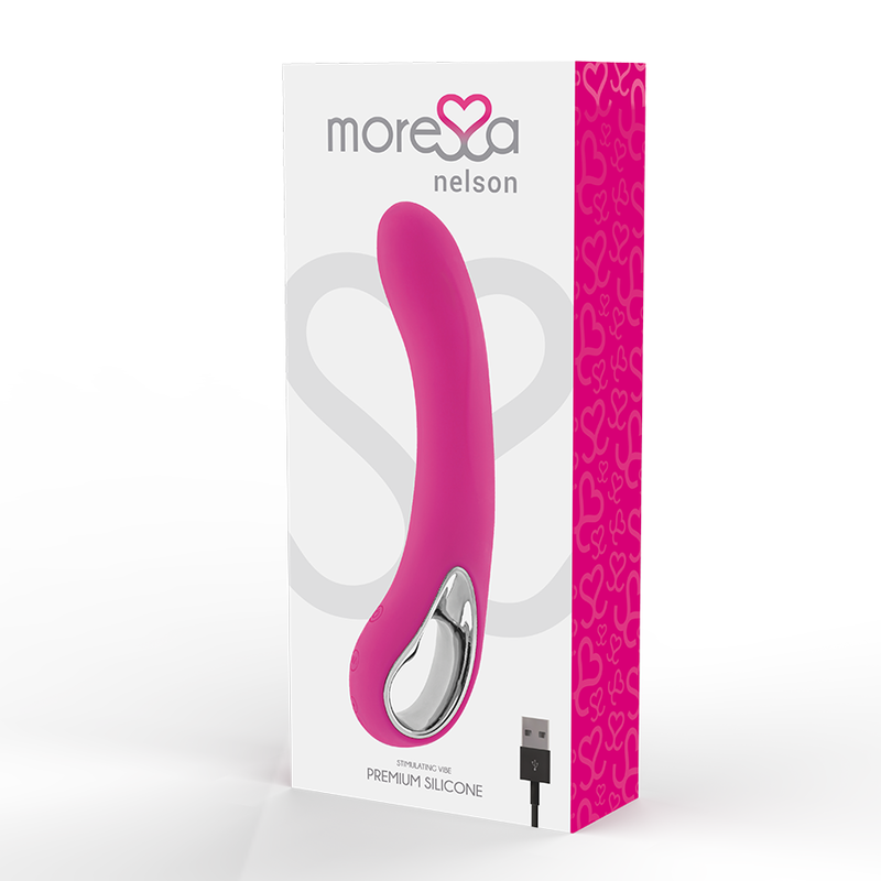 MORESSA - NELSON RECHARGEABLE EN SILICONE PREMIUM