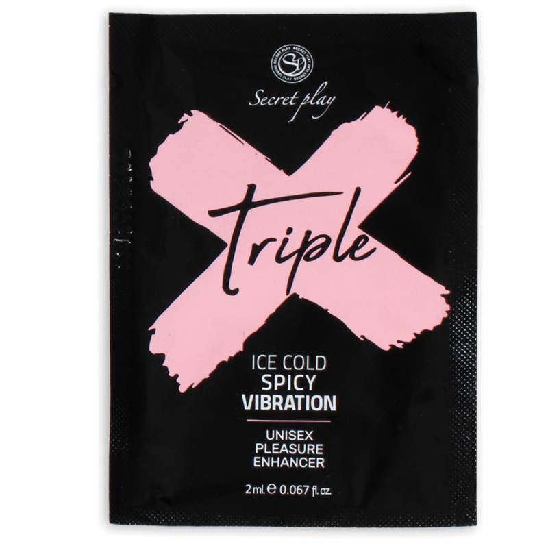 SECRETPLAY - UNIDOSE TRIPLE X INTENSIFICATEUR DE PLAISIR