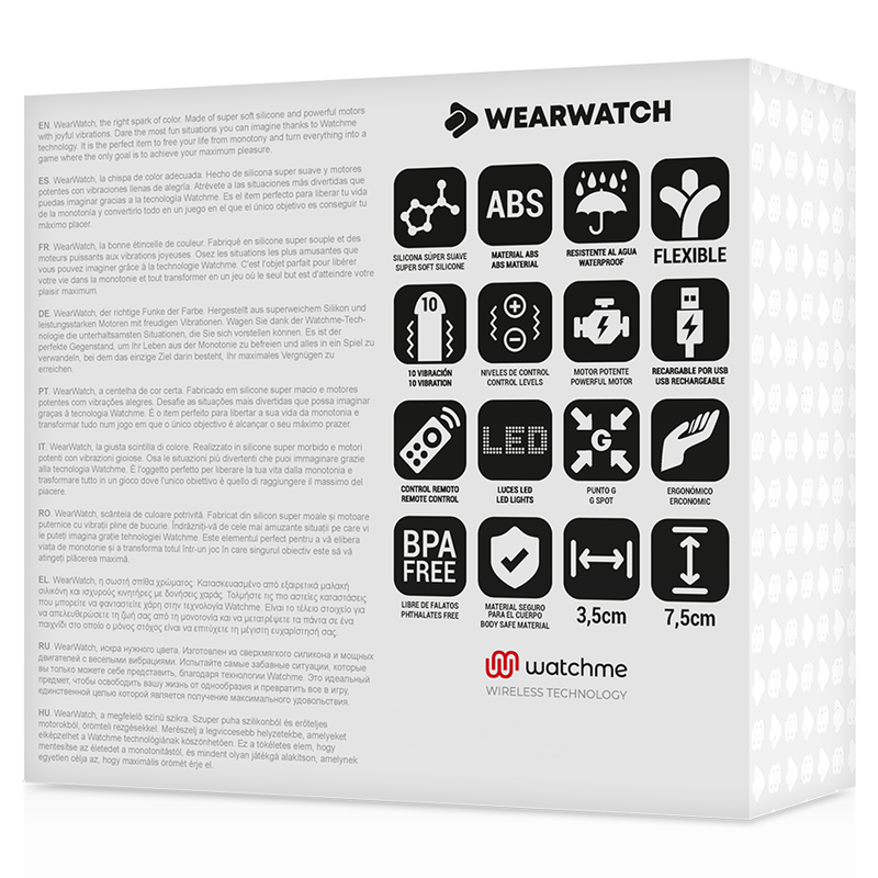 WEARWATCH - TÉLÉCOMMANDE WATCHME TECHNOLOGIE UF FUCHSIA / JET