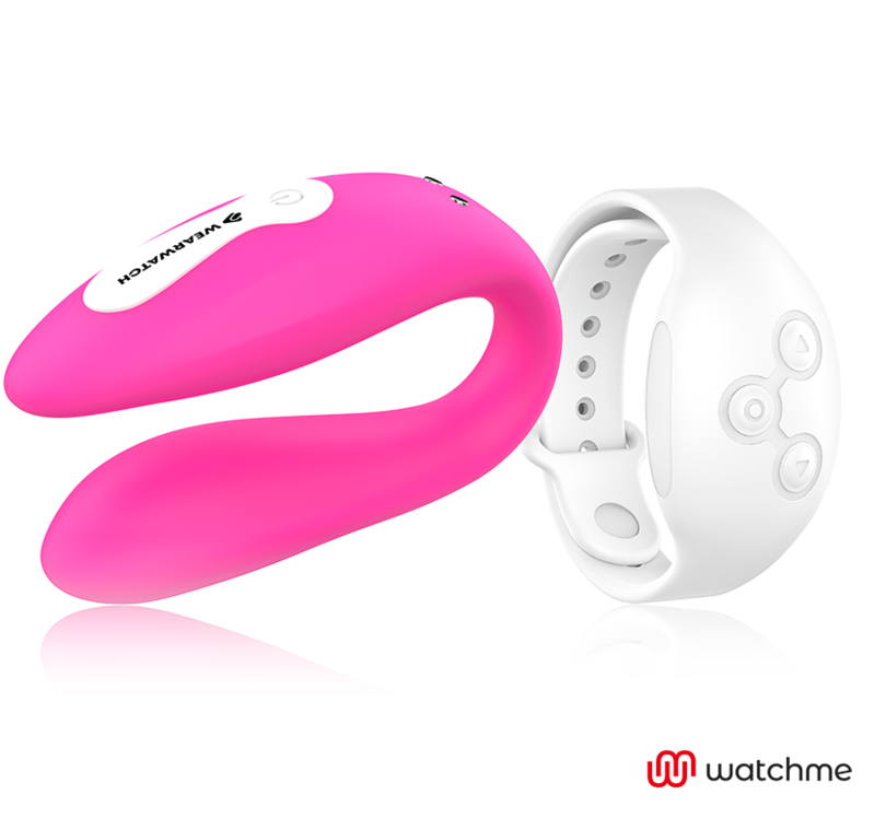 WEARWATCH - WATCHME VIBRATEUR DOUBLE TECHNOLOGIE FUCHSIA / NEIGE