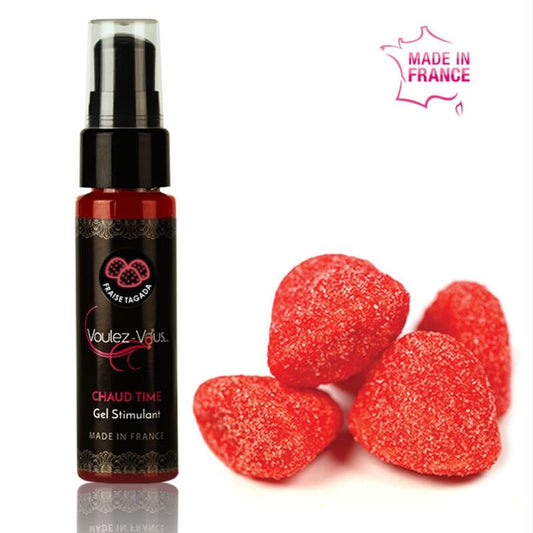 VOULEZ-VOUS - GEL STIMULANT BONBON  LA FRAISE 35 ML